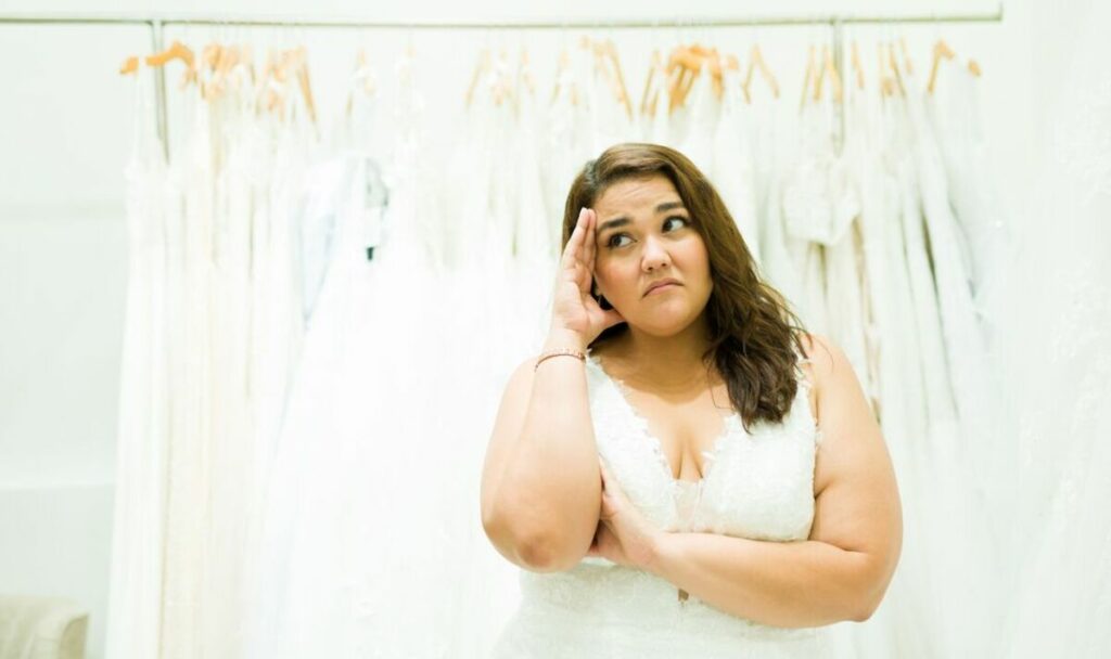 "J'ai été choquée après que ma belle-mère ait demandé à porter ma robe