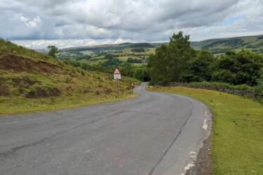 La route la plus raide du Royaume-Uni, c'est pourquoi les horribles cyclistes l'appellent le « brise-chaîne »