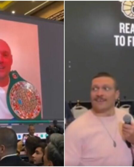 Oleksandr Usyk évoque la prédiction de Tyson Fury sur la confrontation des poids lourds entre les deux hommes