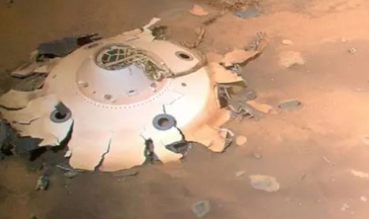 L'hélicoptère martien de la NASA découvre une épave « d'un autre monde » à la surface de la planète rouge