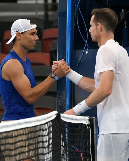 Rafa Nadal envoie un message à Andy Murray alors que les icônes partagent le terrain devant Brisbane International