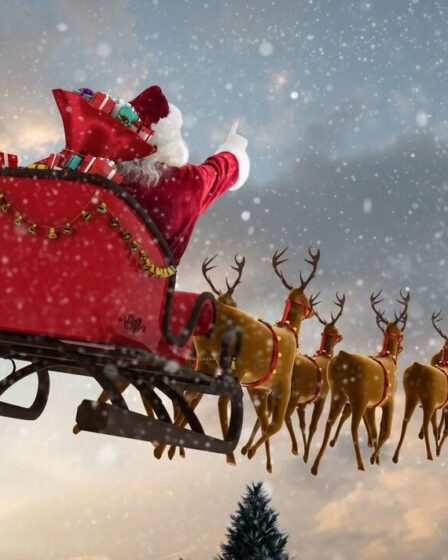 Tracker du Père Noël 2023 : regardez en direct le Père Noël livrer ses cadeaux à travers le monde
