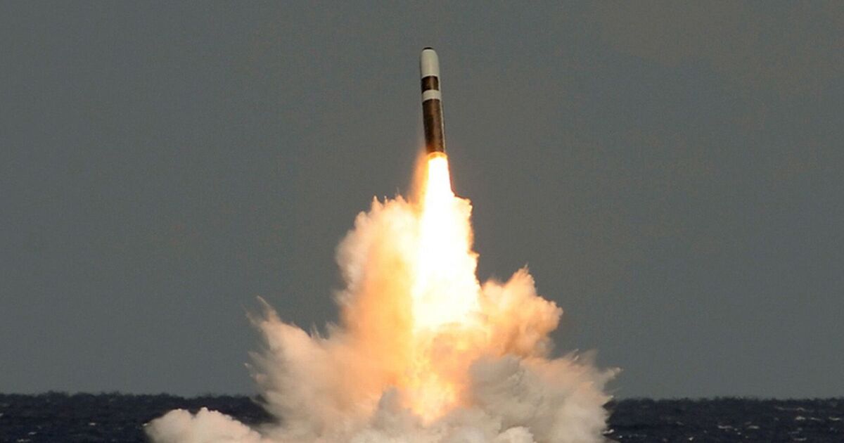 Le missile d'essai Trident s'est « plongé » dans la mer après un échec de lancement signalé