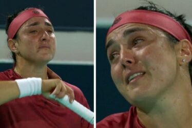 Ons Jabeur est parti en larmes lors de la défaite de l'Open d'Abu Dhabi face à Beatriz Haddad Maia