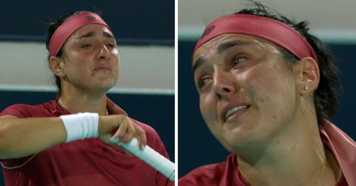 Ons Jabeur est parti en larmes lors de la défaite de l'Open d'Abu Dhabi face à Beatriz Haddad Maia