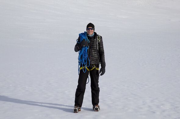 L'explorateur Chris Brown en Antarctique