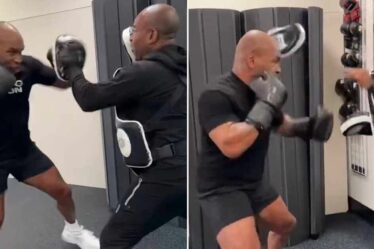 La puissance explosive de Mike Tyson exposée dans de nouvelles images d'entraînement pour le combat de Jake Paul