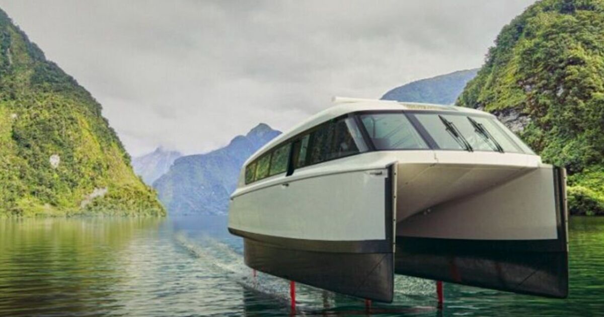 Regardez le premier ferry électrique volant au monde prendre l'eau avec à peine une ondulation