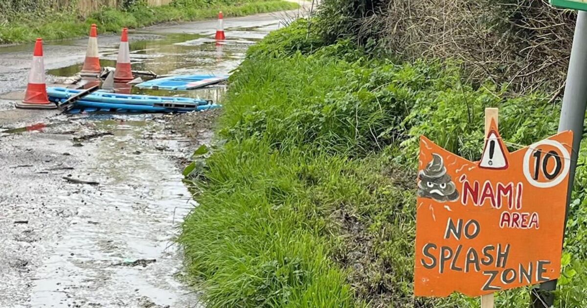 Les habitants en colère contre les eaux usées qui coulent dans les rues envoient un message au conseil
