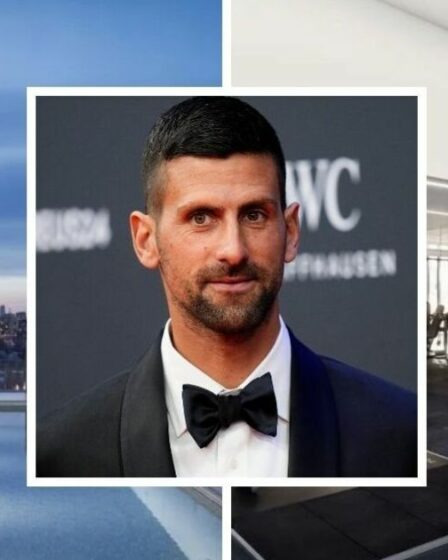 Dans les deux appartements new-yorkais de Novak Djokovic avec salle de sport et piscine d'une valeur de 8,8 millions de livres sterling