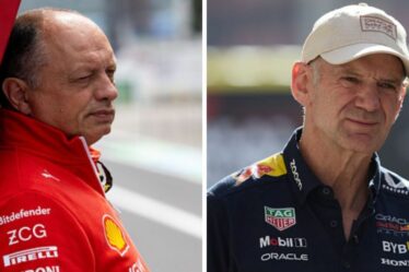 Fred Vasseur donne une réponse rapide à Adrian Newey alors que Lewis Hamilton rêve dans les airs