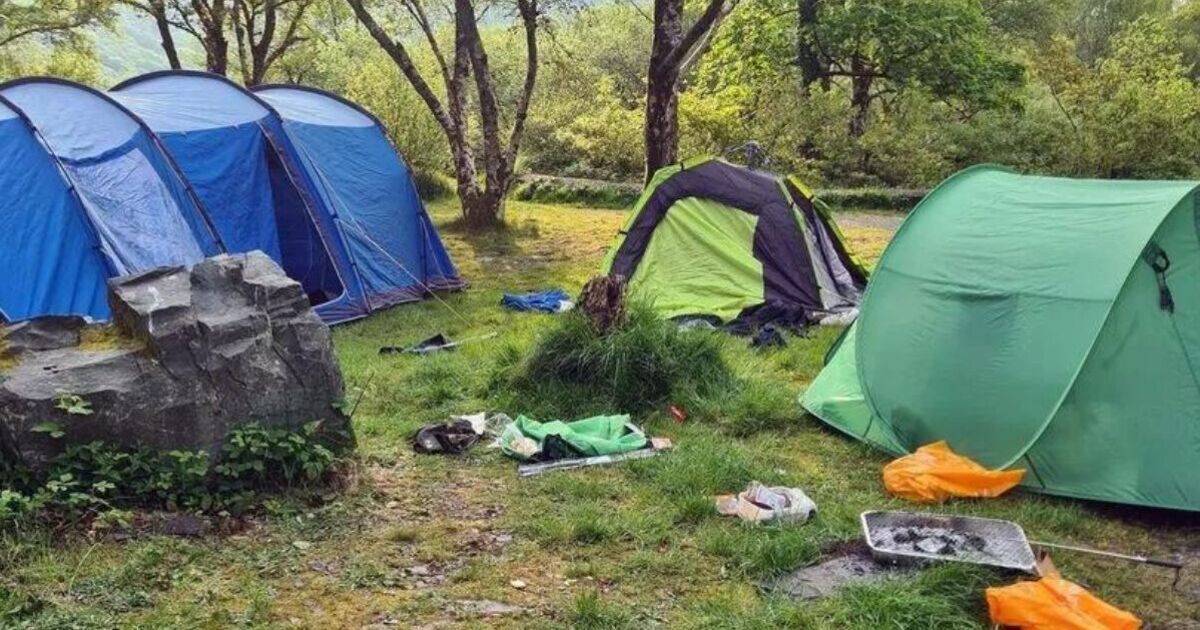 Le chaos des excréments dans un site de beauté britannique utilisé comme « camping gratuit » avec des dizaines de camping-cars et de tentes