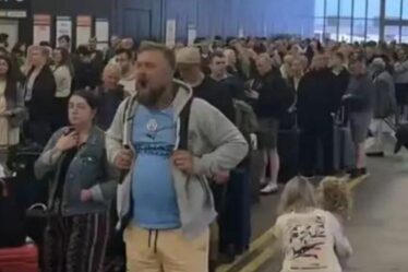 Chaos à l’aéroport de Manchester : la fureur éclate alors que TOUS les vols sont annulés après une importante coupure de courant