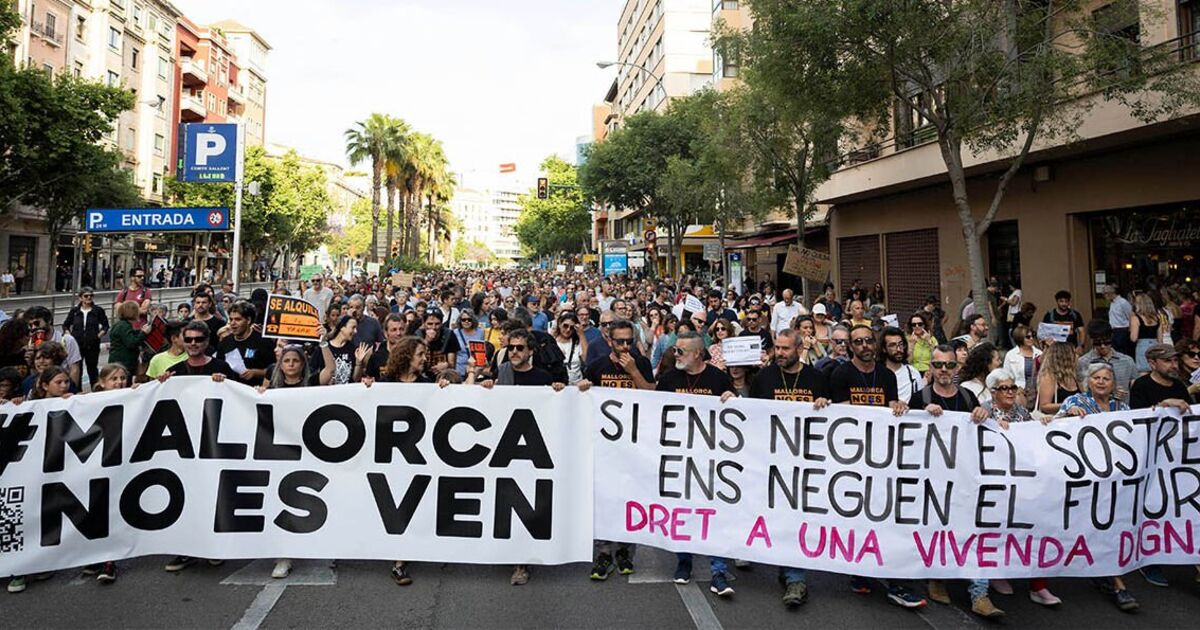 Les manifestations contre le surtourisme à Majorque déclenchent un avertissement de l'association britannique du voyage concernant les « limites »