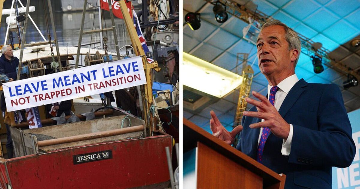 Nigel Farage s'engage à expulser les pêcheurs européens des eaux britanniques dans une bombe réformée