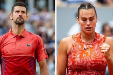 Roland Garros LIVE : Novak Djokovic pourrait se retirer alors qu'Aryna Sabalenka imite Serena Williams