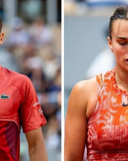 Roland Garros LIVE : Novak Djokovic pourrait se retirer alors qu'Aryna Sabalenka imite Serena Williams
