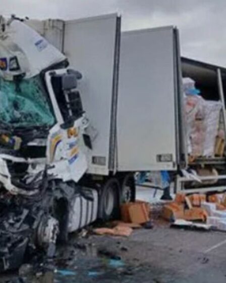 Trafic M6 EN DIRECT : Retards de trois heures après une collision de cinq camions avec des conducteurs coincés sur 15 milles