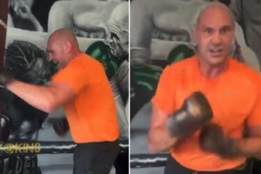 Tyson Fury de retour au gymnase avec Oleksandr Usyk avertissant quelques jours après avoir été escorté du pub