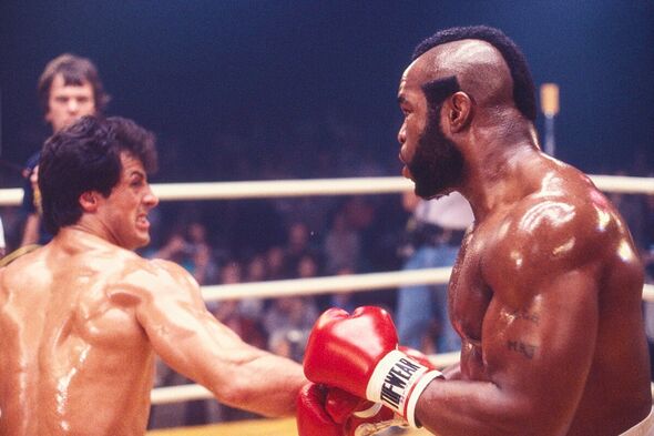 Sylvester Stallone et Mr T dans Rocky III