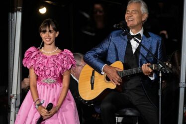 Andrea Bocelli et Virginia Bocelli, 12 ans, chantent en duo Hallelujah au BST Hyde Park dans de nouvelles images