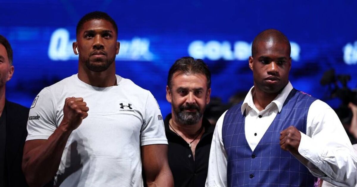 Anthony Joshua vs Daniel Dubois : le favori nommé d'après les séances de sparring enflammées des deux partenaires