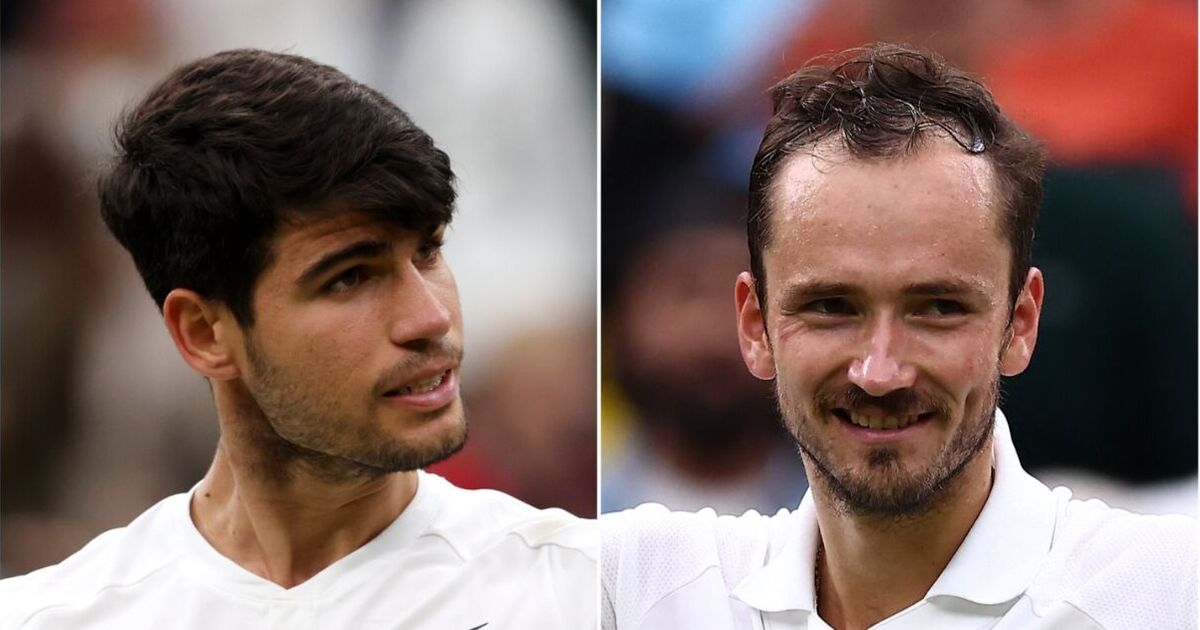 Carlos Alcaraz contre Daniil Medvedev EN DIRECT : les scores de Wimbledon mis à jour alors que la Russie vise sa revanche