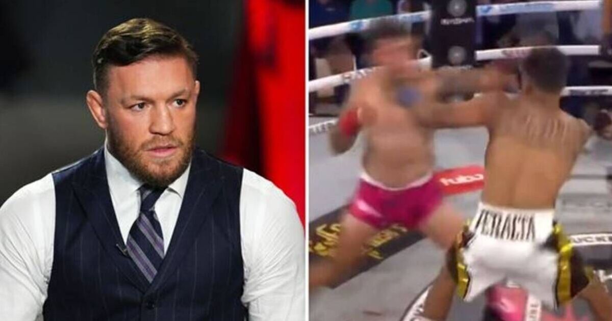 Conor McGregor réagit à un KO brutal de deux secondes lors d'un match de boxe à mains nues