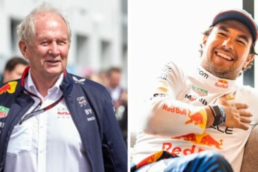 Helmut Marko fait un commentaire qui pourrait sauver Sergio Perez du limogeage de Red Bull