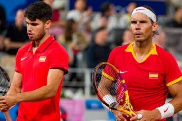 Le médaillé d'argent olympique demande la disqualification de Rafael Nadal et Carlos Alcaraz