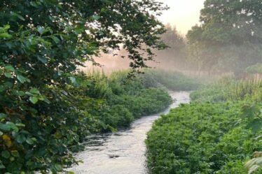 Les communautés menacées par les inondations et les réparations vitales des rivières retardées en raison du risque d'eaux usées