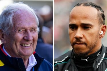 Lewis Hamilton a « vraiment surpris » Helmut Marko alors que le patron de Red Bull félicite le Britannique