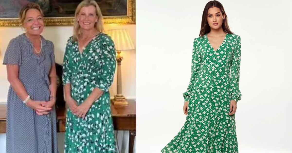 Procurez-vous la robe midi fleurie verte de la duchesse Sophie pour 36 £ chez Debenhams