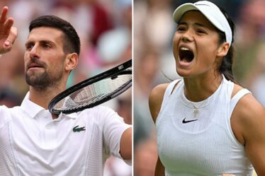 Wimbledon EN DIRECT : Novak Djokovic qualifié de « blague » alors qu'Emma Raducanu reçoit de bonnes nouvelles