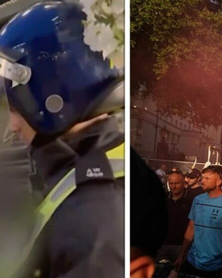 « J'ai un stimulateur cardiaque ! » Une femme de 73 ans perd la tête avec la police anti-émeute de Londres alors qu'elle est menottée