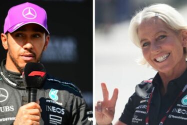 Angela Cullen parle de son expérience avec Lewis Hamilton alors que l'entraîneur de la F1 explique son dernier changement