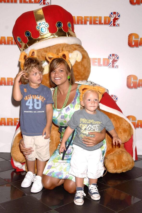 Jade Goody avec ses fils Bobby et Freddie