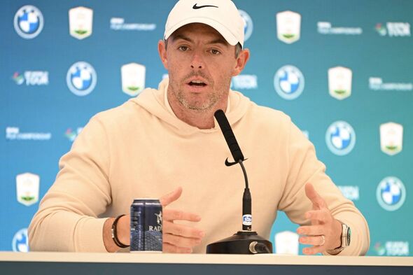 Rory McIlroy lors d'une conférence de presse