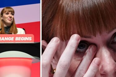 Angela Rayner fond en larmes alors qu'elle occupe le devant de la scène quelques instants après avoir défendu des vacances gratuites