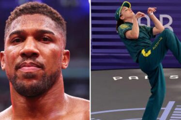 Anthony Joshua comparé au breakdancer olympique australien après l'humiliation de Daniel Dubois