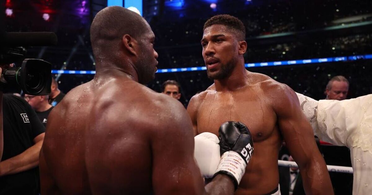 Anthony Joshua suit les conseils de Mike Tyson après avoir été mis KO par Daniel Dubois