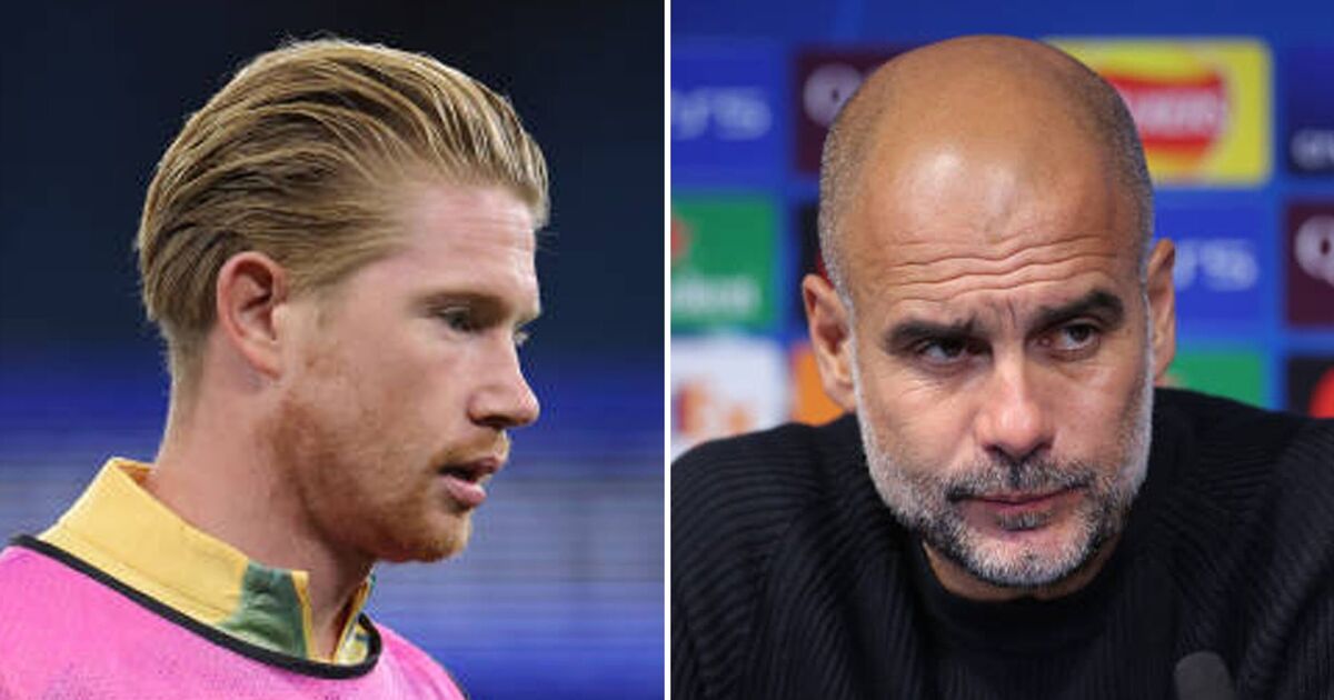 La blessure de Kevin De Bruyne aggrave la situation alors que Pep Guardiola, l'entraîneur de Manchester City, n'est pas d'accord avec son propre joueur