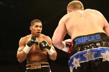 L'adversaire d'Anthony Joshua n'a été payé que 5 000 £ pour combattre l'ancien champion des poids lourds