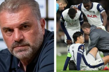 Le patron de Tottenham, Ange Postecoglou, fait le point sur la blessure de Son Heung-min avant le choc contre Man Utd.