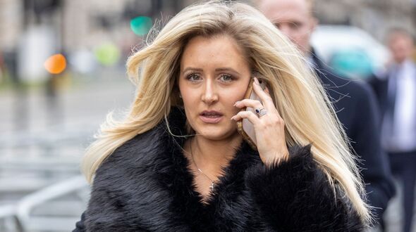 Katie Amess, fille du député de Sir David Amess arrivant à Westminster.Photo de Steve Reigate 2/2/202