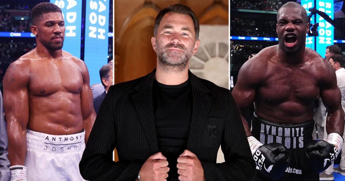 Eddie Hearn explique pourquoi Anthony Joshua contre Daniel Dubois 2 n'a pas encore été réalisé