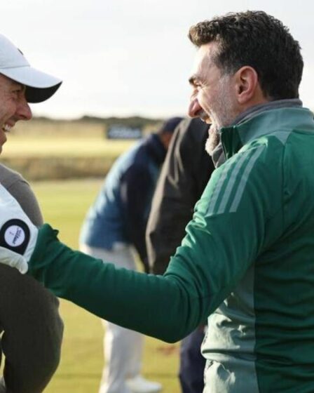 La réaction de Rory McIlroy après avoir rencontré pour la première fois le chef de LIV Golf en public en dit long