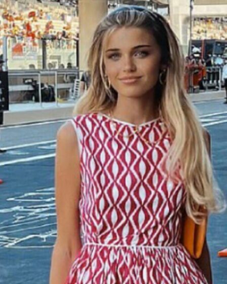 Les rumeurs d'un triangle amoureux en F1 tourbillonnent alors que la star glamour de TikTok se sépare de son petit ami