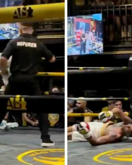 Une star du MMA disqualifiée lors de ses débuts en boxe après avoir frappé son rival à la tête "comme une mitrailleuse"