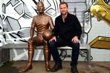 La statue de Harry Kane, une « affaire de cauchemars », dévoilée après quatre ans cachés